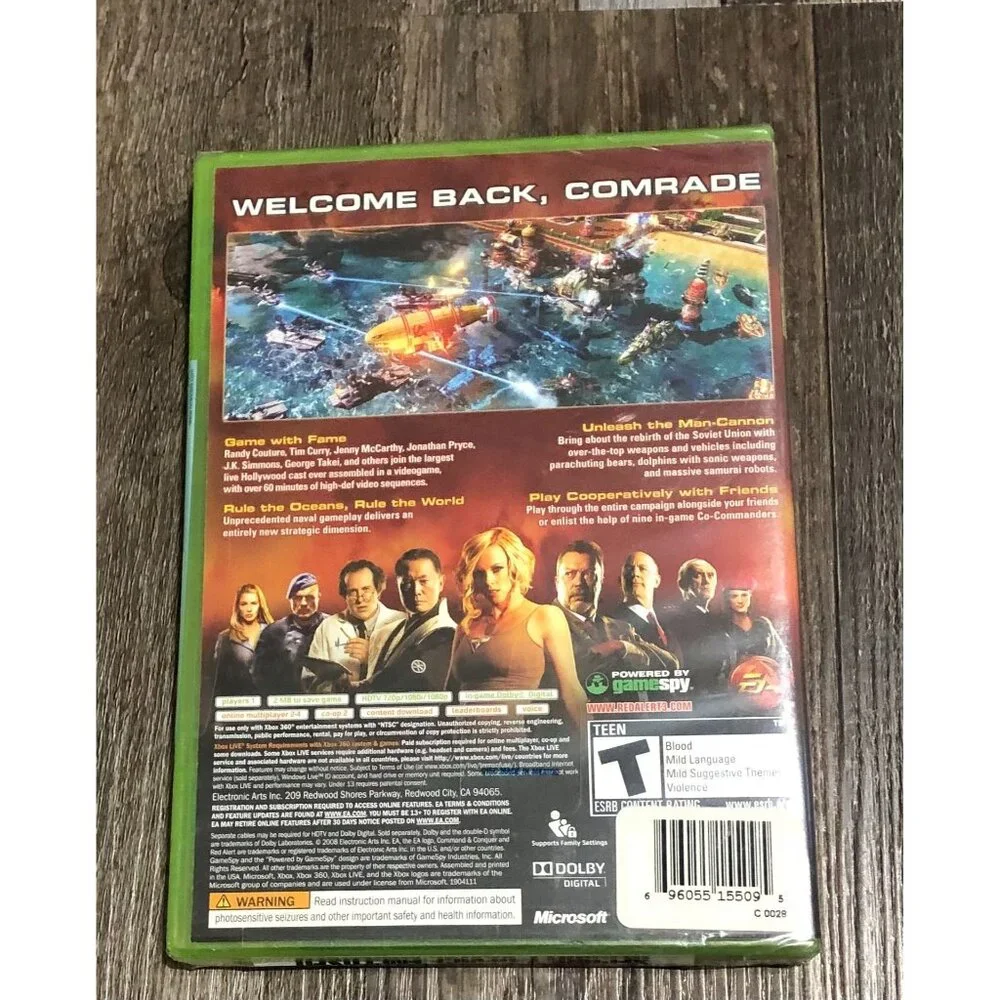 Command & Conquer Red Alert 3 (Microsoft Xbox 360) NEW FACTORY SEALED